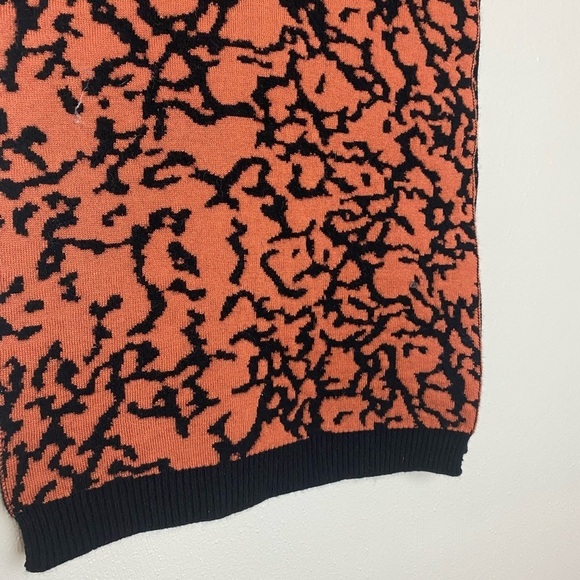 Men Cmmn Swd mustard yellow/black Cotton, Merino Wool and Cashmere-Scarf. - Picture 5 of 13